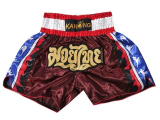 Kanong Muay Thai Šortky : KNS-149-Vínově šedá