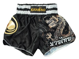Kanong Muay Thai Šortky : KNS-505-Černá