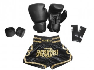 Muay Thai set pro děti : 121-Černá