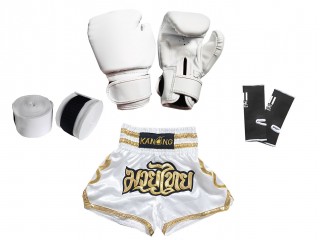 Muay Thai set pro děti : 121-Bílá