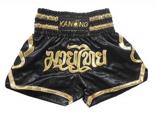 Kanong Muay Thai Kick-box Trenky Šortky  : KNS-121-černá