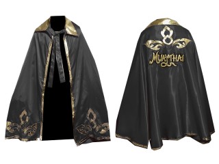 Kanong Muay Thai Batman Robe : Černá Lai Thai