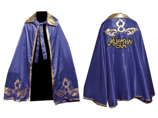 Kanong Muay Thai Batman Robe : Námořnická modrá Lai Thai