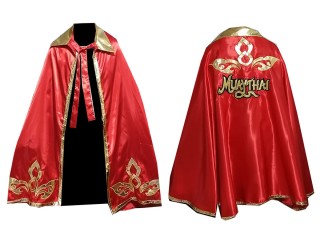 Kanong Muay Thai Batman Robe : Červené Lai Thai