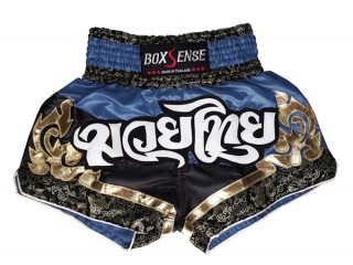 Muay Thai Trenky Boxsense : BXS-086-Tmavě modrá