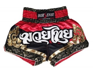 Muay Thai Trenky pro ženy Boxsense : BXS-086-Červené