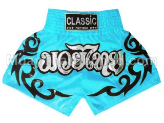 Classic Muay Thai Trenky Bazar : CLS-017-Modrá obloha