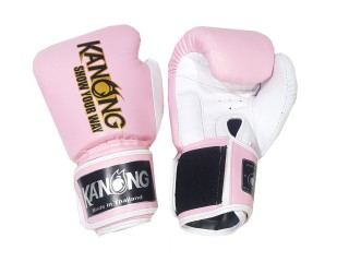 Kanong Muay Thai Rukavice : světle růžová