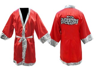 Kanong Muay Thai Fight Robe : KNFIR-125-Červené