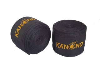 KANONG  Bandáže Thai Kick Box  : Černá