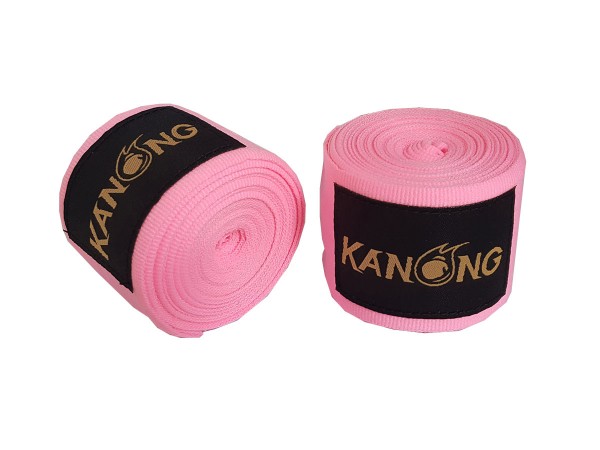 KANONG  Bandáže Thai Kick Box  : Růžový