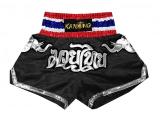 Kanong Muay Thai Kick-box Trenky Šortky  : KNS-125-Černá