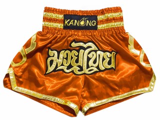 Kanong Muay Thai Šortky : KNS-121-Oranžová