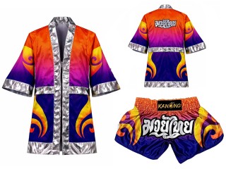 Personalizovaný set: Boxerské roucho a Muay Thai Kratasy : Sada-507