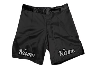 Zakázkové MMA šortky se jménem nebo logem: Černé