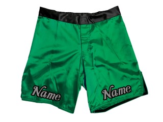 Vlastní design MMA šortky přidat název nebo logo: Zelená