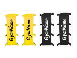 Rohové polštáře pro boxerský ring (sada 4) vyrobený na zakázku : Žlutá / Černá