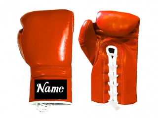 Personalizace Boxerské rukavice se šněrováním : Oranžová