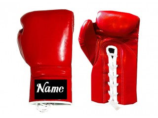 Personalizace Boxerské rukavice se šněrováním : Červené