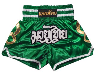 Kanong Muay Thai Kick-box Trenky Šortky  : KNS-143-Zelená