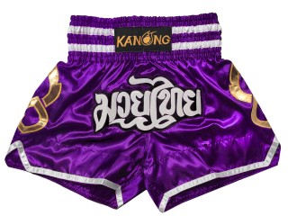 Kanong Muay Thai Kick-box Trenky Šortky  : KNS-143-Nachový