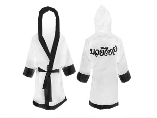 Kanong Personalizovaný Muay Thai Roucho : KNFIR-001-Bílý