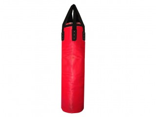 Přizpůsobený Boxovací Pytel z Kůže z mikrovlákna (neplněná): Červené 180 cm.