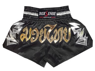 Muay Thai Trenky Boxsense : BXS-090-černá