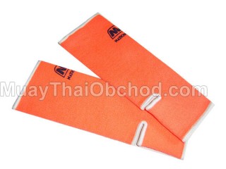 NATIONMAN Muay Thai Kick Box Chrániče kotníků : Oranžová