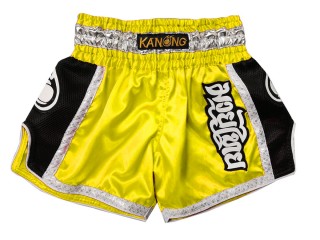 Kanong Retro Muay Thai Trenky : KNSRTO-208-Žlutá