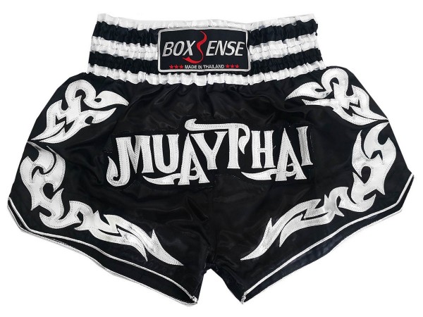 Boxsense Muay Thai Kick-box Trenky Šortky  : BXS-076-černá