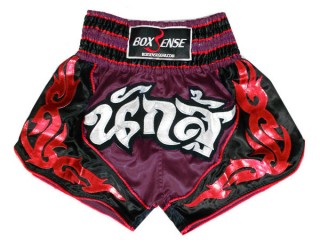 Muay Thai Trenky Boxsense : BXS-063-Kaštanové