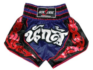 Muay Thai Trenky Boxsense : BXS-063-Námořnická modrá