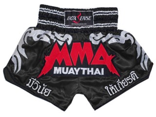 Muay Thai Trenky Boxsense : BXS-066-Černá