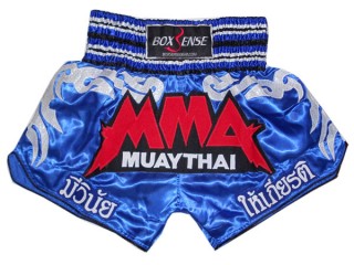 Muay Thai Trenky Boxsense : BXS-066-Modrý