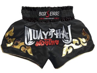 Muay Thai Trenky Boxsense : BXS-092-Černá
