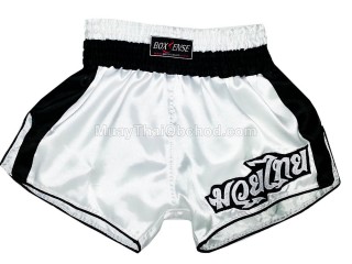 Muay Thai Trenky Boxsense : BXSRTO-002-Bílá