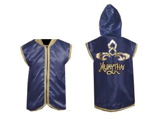 Kanong Muay Thai Mikina s kapucí / Walk in Jacket : Námořnická modrá Lai Thai