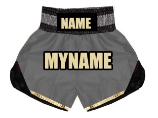 Personalizace Boxerské Kraťasy : KNBSH-022-Stříbrný