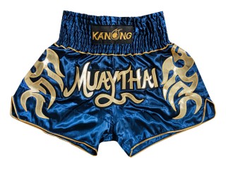 Kanong Muay Thai Kick-box Trenky Šortky  : KNS-134-Námořnická modrá