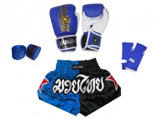 Muay Thai kompletní sada pro děti : Modrý