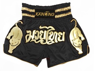 Kanong Muay Thai Šortky  : KNS-135-Černá