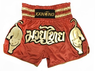 Kanong Muay Thai Šortky  : KNS-135-Červené