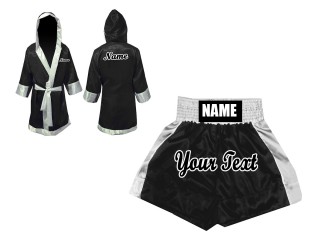 Kanong Boxerský plášť + Boxerské šortky : Černá