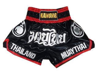 Kanong Dámská Muay Thai šortky   : KNS-118-Černá