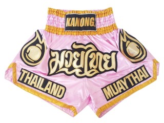 Kanong Muay Thai Kick-box Trenky Šortky  : KNS-118-Růžový