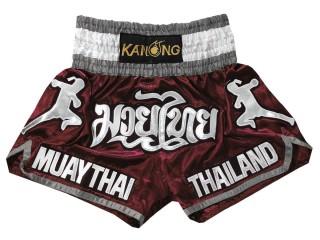 Kanong Muay Thai Kick-box Trenky Šortky  : KNS-133-Kaštanová