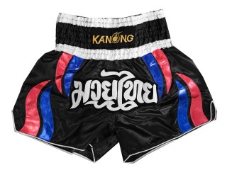 Kanong Muay Thai Kick-box Trenky Šortky  : KNS-138-Černá